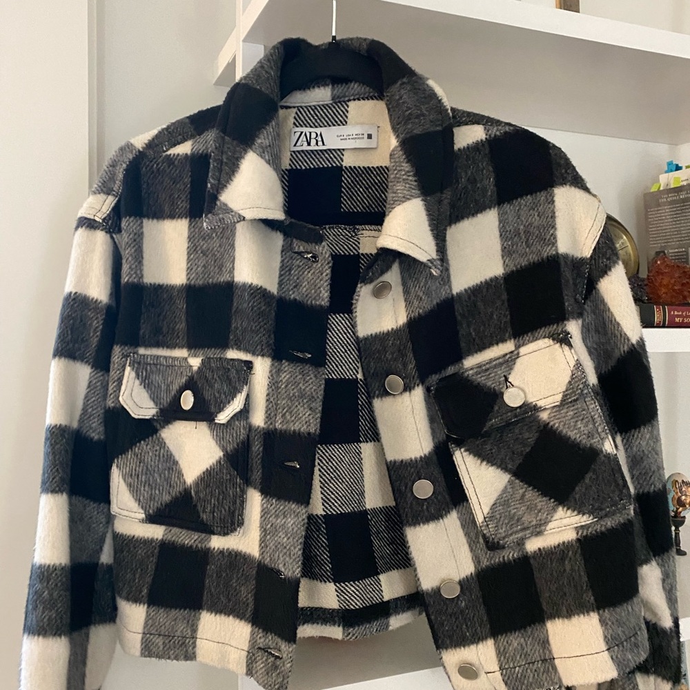 Zara cropped coat
